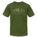 Orlando, Florida T-Shirt - Skyline Unisex Orlando T Shirt - olive