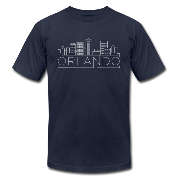 Orlando, Florida T-Shirt - Skyline Unisex Orlando T Shirt - navy