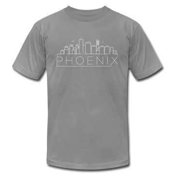 Phoenix, Arizona T-Shirt - Skyline Unisex Phoenix T Shirt - slate