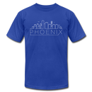 Phoenix, Arizona T-Shirt - Skyline Unisex Phoenix T Shirt - royal blue
