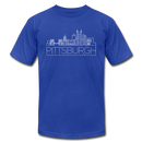 Pittsburgh, Pennsylvania T-Shirt - Skyline Unisex Pittsburgh T Shirt - royal blue