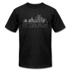 Pittsburgh, Pennsylvania T-Shirt - Skyline Unisex Pittsburgh T Shirt - black