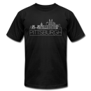 Pittsburgh, Pennsylvania T-Shirt - Skyline Unisex Pittsburgh T Shirt - black
