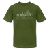 Pittsburgh, Pennsylvania T-Shirt - Skyline Unisex Pittsburgh T Shirt - olive