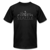 Seattle, Washington T-Shirt - Skyline Unisex Seattle T Shirt - black