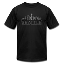 Seattle, Washington T-Shirt - Skyline Unisex Seattle T Shirt - black