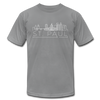 Saint Paul, Minnesota T-Shirt - Skyline Unisex Saint Paul T Shirt - slate