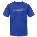 Saint Paul, Minnesota T-Shirt - Skyline Unisex Saint Paul T Shirt - royal blue