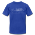 Saint Paul, Minnesota T-Shirt - Skyline Unisex Saint Paul T Shirt - royal blue