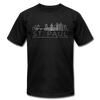 Saint Paul, Minnesota T-Shirt - Skyline Unisex Saint Paul T Shirt - black