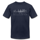 Saint Paul, Minnesota T-Shirt - Skyline Unisex Saint Paul T Shirt - navy
