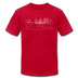 Saint Paul, Minnesota T-Shirt - Skyline Unisex Saint Paul T Shirt - red