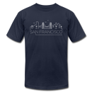 San Francisco, California T-Shirt - Skyline Unisex San Francisco T Shirt - navy