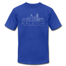 Raleigh, North Carolina T-Shirt - Skyline Unisex Raleigh T Shirt - royal blue