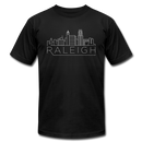 Raleigh, North Carolina T-Shirt - Skyline Unisex Raleigh T Shirt - black