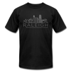 Raleigh, North Carolina T-Shirt - Skyline Unisex Raleigh T Shirt - black