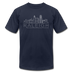 Raleigh, North Carolina T-Shirt - Skyline Unisex Raleigh T Shirt - navy
