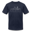 Raleigh, North Carolina T-Shirt - Skyline Unisex Raleigh T Shirt - navy