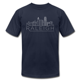 Raleigh, North Carolina T-Shirt - Skyline Unisex Raleigh T Shirt