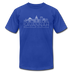 Savannah, Georgia T-Shirt - Skyline Unisex Savannah T Shirt - royal blue