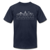 Savannah, Georgia T-Shirt - Skyline Unisex Savannah T Shirt - navy