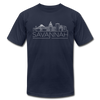 Savannah, Georgia T-Shirt - Skyline Unisex Savannah T Shirt - navy