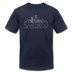 San Diego, California T-Shirt - Skyline Unisex San Diego T Shirt - navy