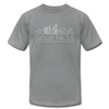 Sioux Falls, South Dakota T-Shirt - Skyline Unisex Sioux Falls T Shirt - slate
