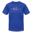 Sioux Falls, South Dakota T-Shirt - Skyline Unisex Sioux Falls T Shirt - royal blue