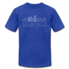 Sioux Falls, South Dakota T-Shirt - Skyline Unisex Sioux Falls T Shirt - royal blue