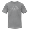 St. Louis, Missouri T-Shirt - Skyline Unisex St. Louis T Shirt - slate