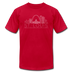 St. Louis, Missouri T-Shirt - Skyline Unisex St. Louis T Shirt - red