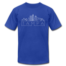 Tampa, Florida T-Shirt - Skyline Unisex Tampa T Shirt - royal blue