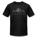 Tampa, Florida T-Shirt - Skyline Unisex Tampa T Shirt - black
