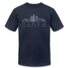 Tampa, Florida T-Shirt - Skyline Unisex Tampa T Shirt - navy