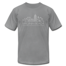 Virginia Beach, Virginia T-Shirt - Skyline Unisex Virginia Beach T Shirt - slate