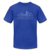 Virginia Beach, Virginia T-Shirt - Skyline Unisex Virginia Beach T Shirt - royal blue
