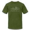 Virginia Beach, Virginia T-Shirt - Skyline Unisex Virginia Beach T Shirt - olive