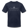 Washington DC T-Shirt - Skyline Unisex Washington DC T Shirt - navy