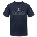 Washington DC T-Shirt - Skyline Unisex Washington DC T Shirt - navy