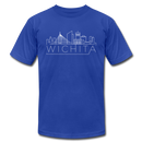 Wichita, Kansas T-Shirt - Skyline Unisex Wichita T Shirt - royal blue