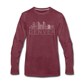 Denver, Colorado Long Sleeve T-Shirt - Skylines Unisex Denver Long Sleeve Shirt