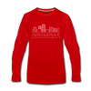 Albuquerque, New Mexico Long Sleeve T-Shirt - Skylines Unisex Albuquerque Long Sleeve Shirt - red