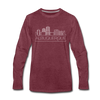 Albuquerque, New Mexico Long Sleeve T-Shirt - Skylines Unisex Albuquerque Long Sleeve Shirt - heather burgundy