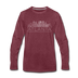 Atlanta, Georgia Long Sleeve T-Shirt - Skylines Unisex Atlanta Long Sleeve Shirt - heather burgundy