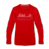 Austin, Texas Long Sleeve T-Shirt - Skylines Unisex Austin Long Sleeve Shirt - red