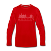 Austin, Texas Long Sleeve T-Shirt - Skylines Unisex Austin Long Sleeve Shirt - red