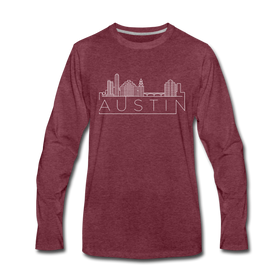 Austin, Texas Long Sleeve T-Shirt - Skylines Unisex Austin Long Sleeve Shirt