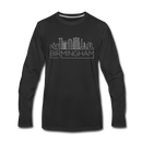 Birmingham, Alabama Long Sleeve T-Shirt - Skylines Unisex Birmingham Long Sleeve Shirt - black