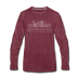 Birmingham, Alabama Long Sleeve T-Shirt - Skylines Unisex Birmingham Long Sleeve Shirt - heather burgundy